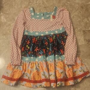 Matilda Jane Multicolor Floral Kids Casual Dress